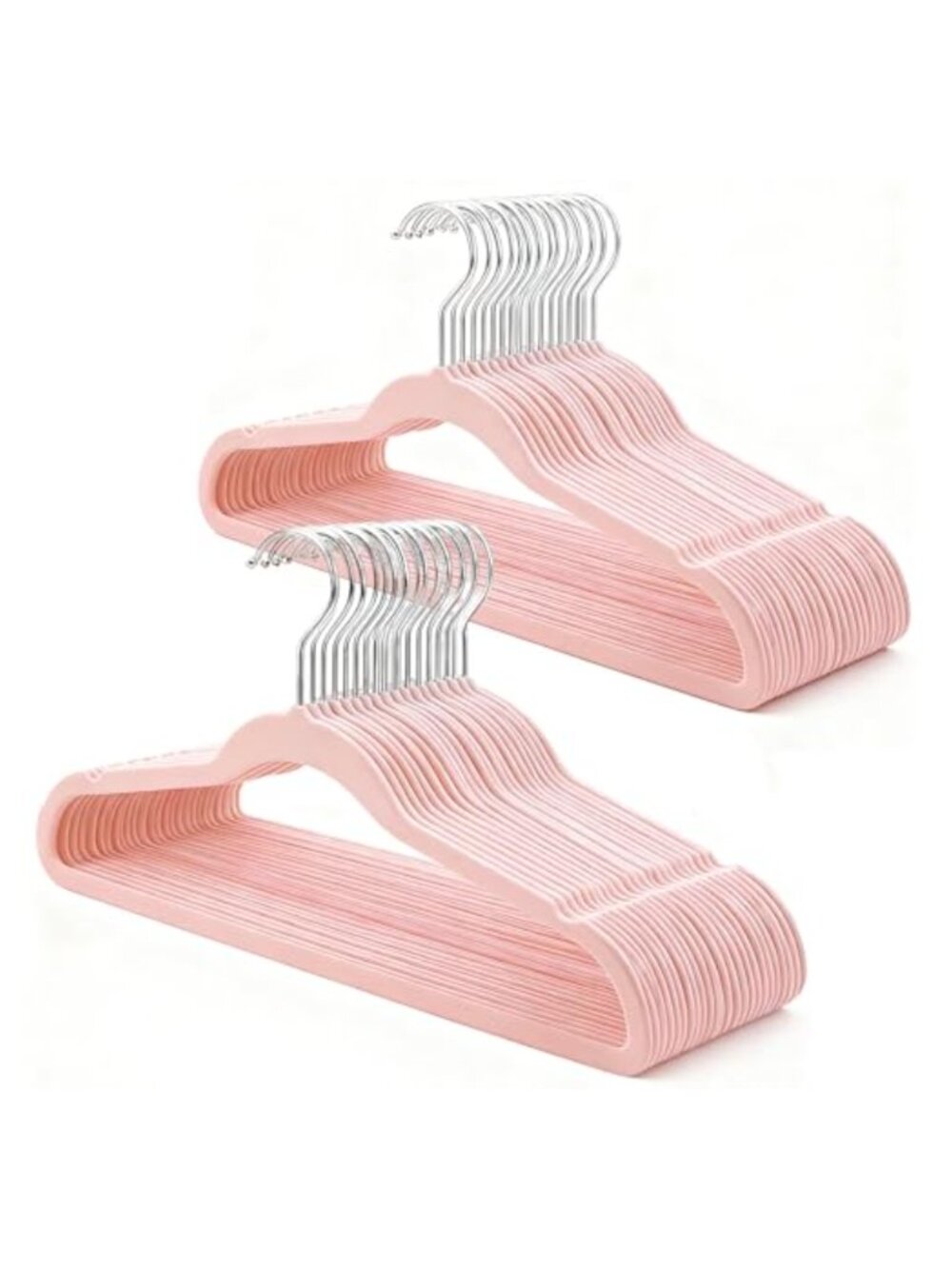 Velvet Non-Slip Hangers 60 Pack Slim Space Saving 360 Swivel Space Saving for